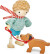 Tender Leaf - Dukkehusfigur - Hr Goodwood Og Hund