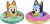 Toomies - Bluey Splash Float - Assorteret
