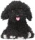 Top Model - Hunde Bamse - Sort - 16 Cm