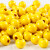 Træperler - Ø 8 Mm - Hulstr 2 Mm - Gul - 15 G - 80 Stk