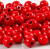 Træperler - Ø 8 Mm - Hulstr 2 Mm - Rød - 15 G - 80 Stk