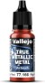 Vallejo 77166 - True Metallic Metal Airbrush - Ruby Red 18 Ml