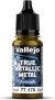 Vallejo 77176 - True Metallic Metal Airbrush - Greenish Gold 18 Ml