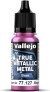Vallejo 77127 - True Metallic Metal Base - Crimson Magenta 18 Ml