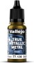 Vallejo 77136 - True Metallic Metal Base - Greenish Gold 18 Ml