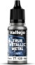 Vallejo 77120 - True Metallic Metal Light - Obsidian Black 18 Ml