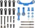 Tt-02 Type-S Aluminum Steering Set Long Tie-Rod - 54965 - Tamiya