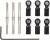 Turnbuckle Steering Set G6-01 Gf-01 - 54818 - Tamiya