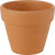 Urtepotteskjulere - Terracotta - H 8 Cm - Ø 9 Cm - 24 Stk