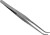 Vallejo - Stærk Buet Pincet I Rustfrit Stål - 175 Mm - T12009