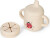 Vanilla Copenhagen - Snack- Og Drikkekop 2-I-1 - Ladybug - 180 Ml