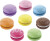 Viga - Legemad I Træ Med Velcro - Macarons - 8 Stk