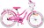 Volare - Børnecykel Med Kurv - 20 Tommer - Blomster - Pink