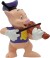 Bullyland - Disney Figur - Violinist Gris - De 3 Små Grise