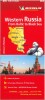 Michelin Kort - Western Russia From Baltic To Black Sea - English Book
