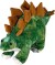Wild Republic - Ankylosaur Dinosaur Bamse - Mini - 25 Cm