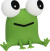 Winkee - Bordlampe Nightlight Frog Greg - Multimønster