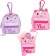 Ylvi - Micro Stationary Rygsæk Med Carabin - Pink And Purple - Mini