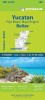 Michelin Kort - Yucatan The Mayan Region - Belize Michelin Zoom 185 - English Book