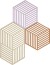 Zone Denmark - Hexagon Bordskånere - 3 Stk - Lupin Varm Sand Lys