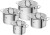 Zwilling - Trueflow Grydesæt - Rund Rustfrit Stål - 4-Pcs
