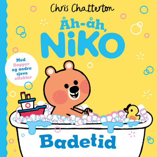 Billede af åh-åh, Niko - Badetid - Chris Chatterton - Bog