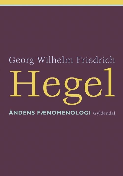 Billede af åndens Fænomenologi - Friedrich Hegel - Bog