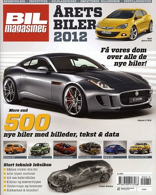 årets Biler 2012 - Bil Magasinet - Bog