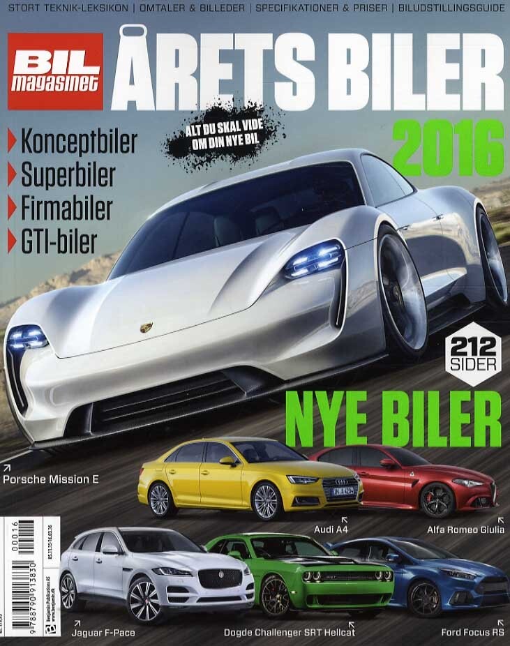 årets Biler 2016 - Bil Magasinet - Bog