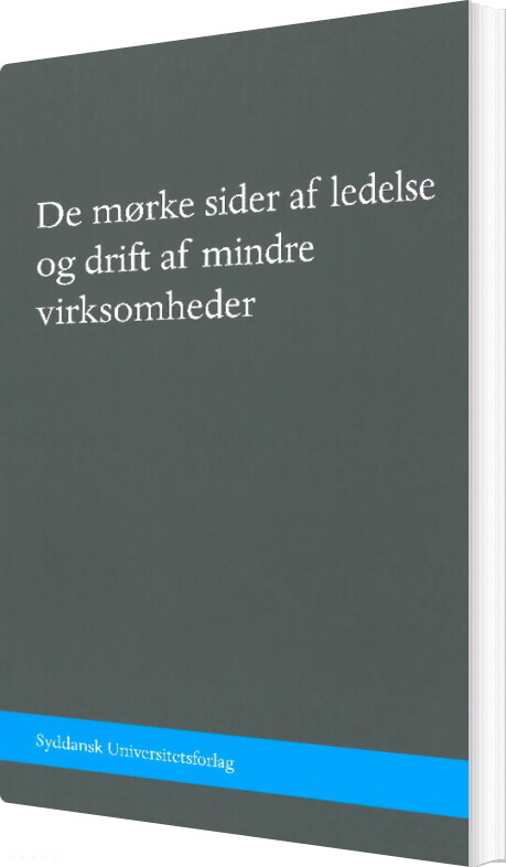 årsrapport. De Mørke Sider Af Ledelse Og Drift Af Mindre Virksomheder - Bog