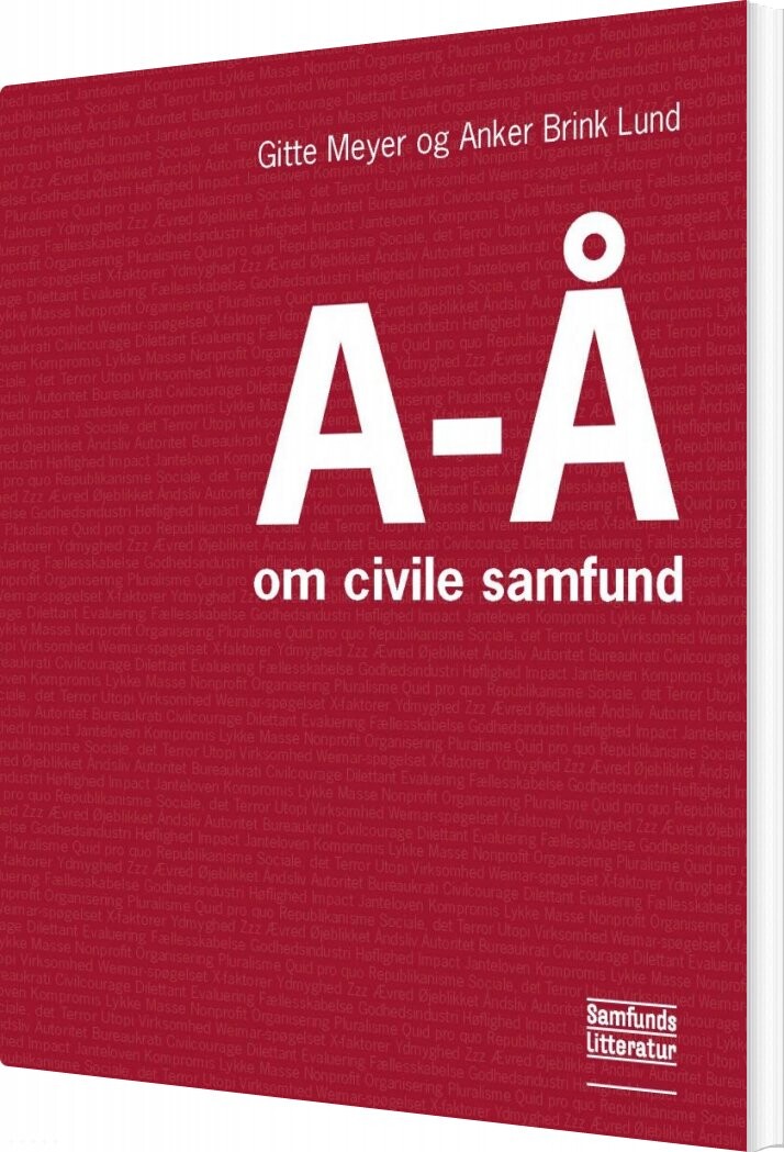 Billede af A-å Om Civile Samfund - Gitte Meyer - Bog