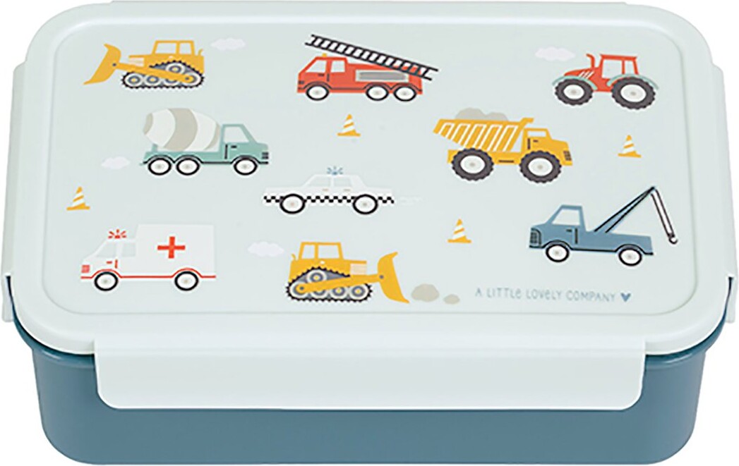 A Little Lovely Company Ruminddelt Bento Madkasse - Vehicles