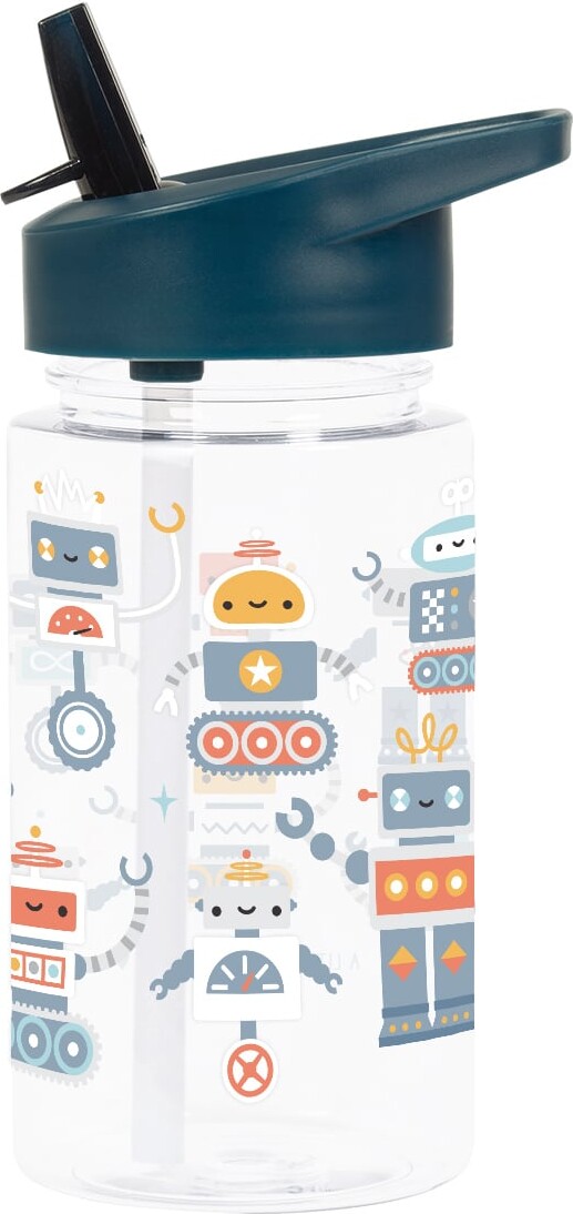 A Little Lovely Company - Drikkeflaske - Robots - 450 Ml