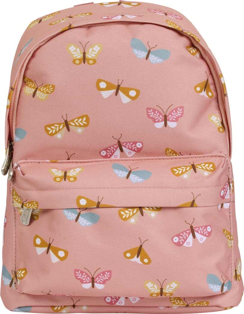 A Little Lovely Company - Lille Rygsæk - Butterflies - 22 X 30 X 10 Cm