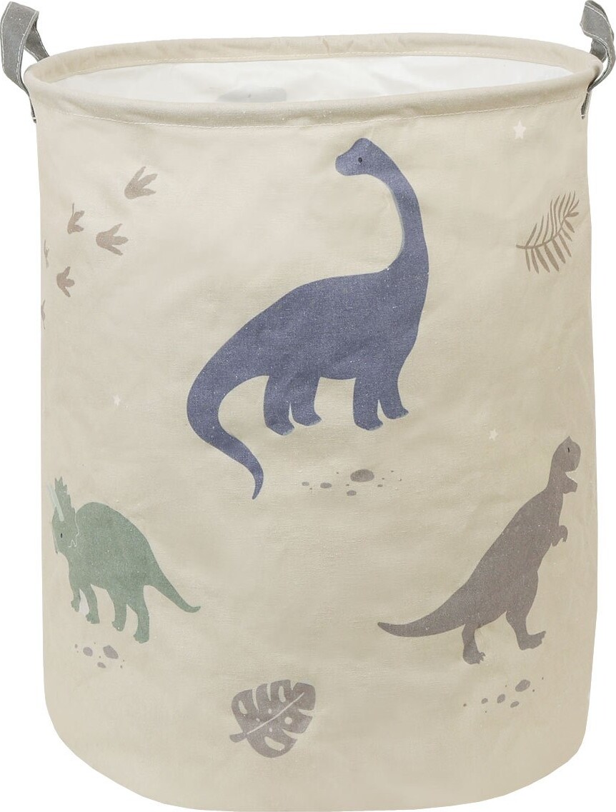 A Little Lovely Company - Opbevaringskurv - Dino - 40 X 50 X 40 Cm