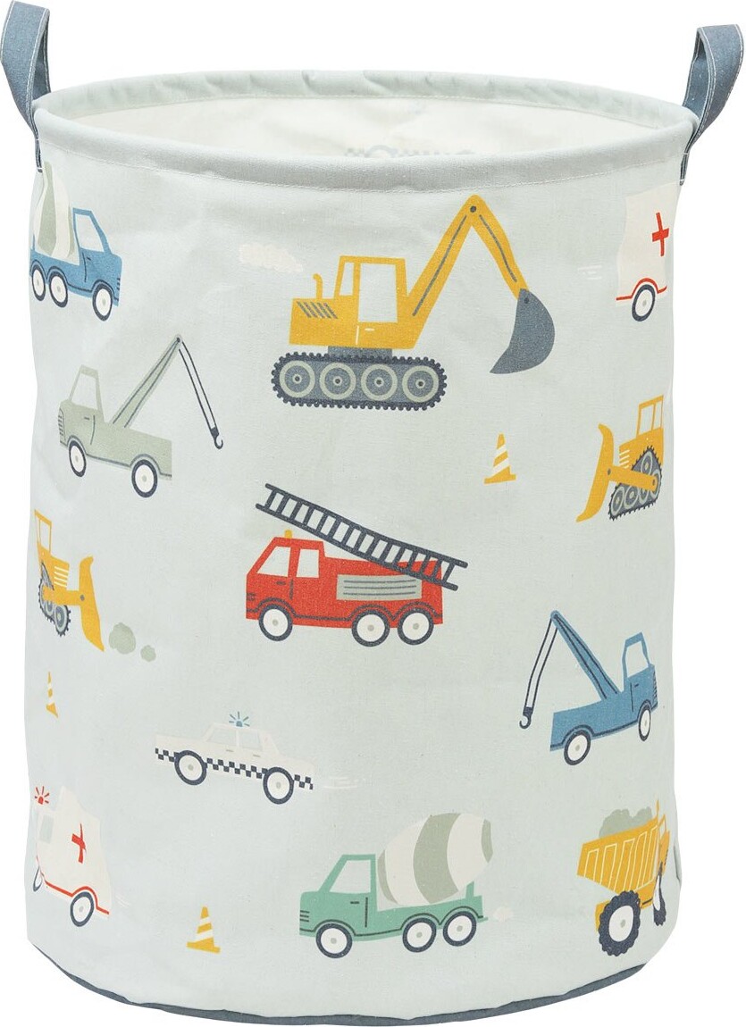 A Little Lovely Company - Opbevaringskurv - Vehicles - 40 X 50 X 40 Cm