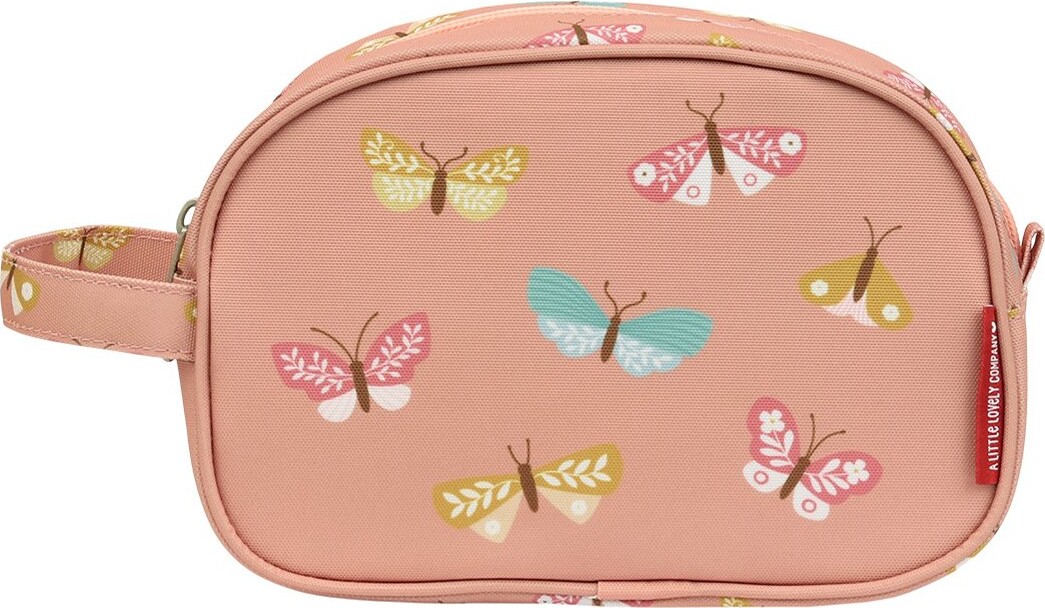 A Little Lovely Company - Toilettaske - Butterflies - 20.5 X 14 X 9.5 Cm