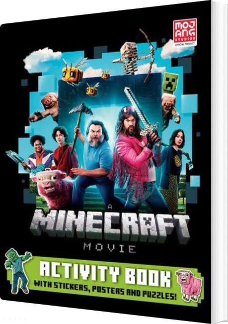 A Minecraft Movie: Activity Book : With Stickers, Posters And Puzzles - Mojang Ab - English Book