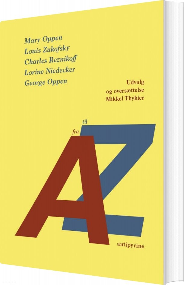Billede af A Til Z - Mary Oppen - English Book