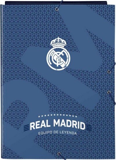 Billede af Real Madrid - A4 Mappe - Blå Hvid