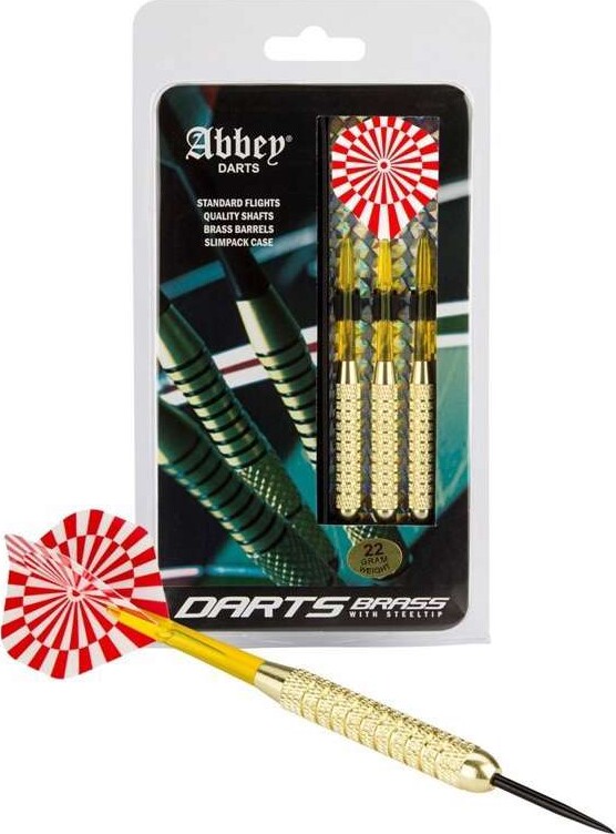 Abbey Dart Pile Sæt 3 Stk I Messing