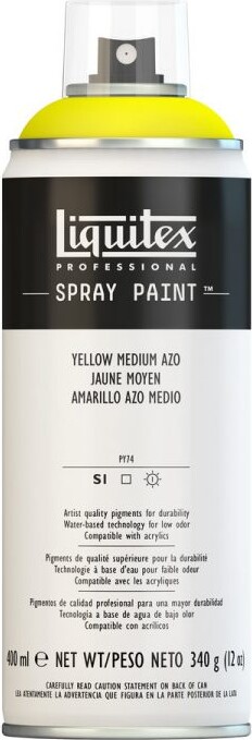 Billede af Liquitex - Spraymaling - Yellow Medium Azo 400 Ml hos Gucca.dk