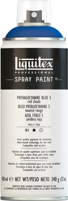 Liquitex - Spraymaling - Phthalo Blue 5 - Red Shade 400 Ml