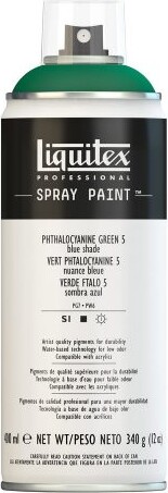 Liquitex - Spraymaling - Phthalo Green 5 - Blue Shade 400 Ml