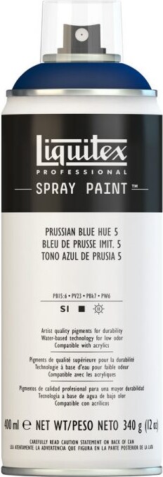 Billede af Liquitex - Spraymaling - Prussian Blue Hue 5 400 Ml