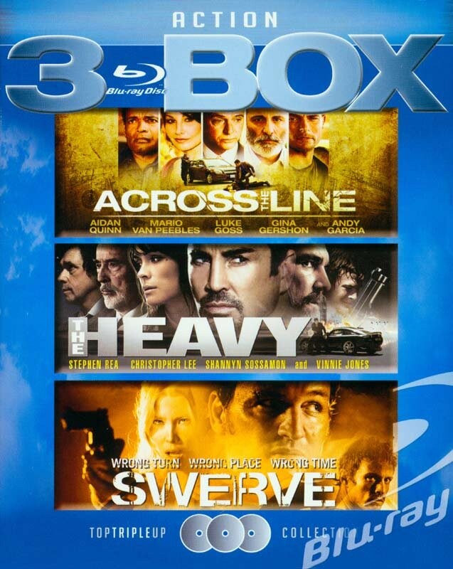 Across The Line // The Heavy // Swerve - Blu-Ray