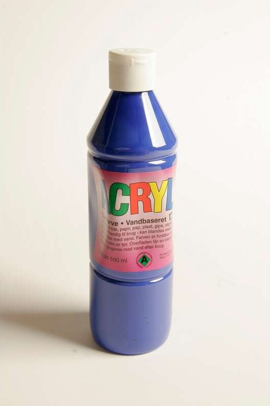 Fantasy Color - Acryl Maling - Blå - Blank - 500 Ml