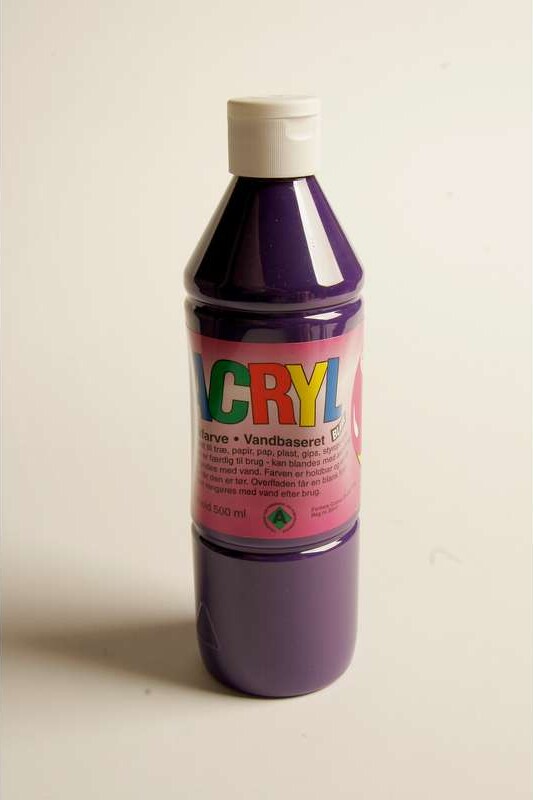Fantasy Color - Acryl Maling - Lilla - Blank - 500 Ml