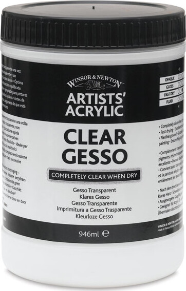 Winsor & Newton - Clear Gesso 946 Ml