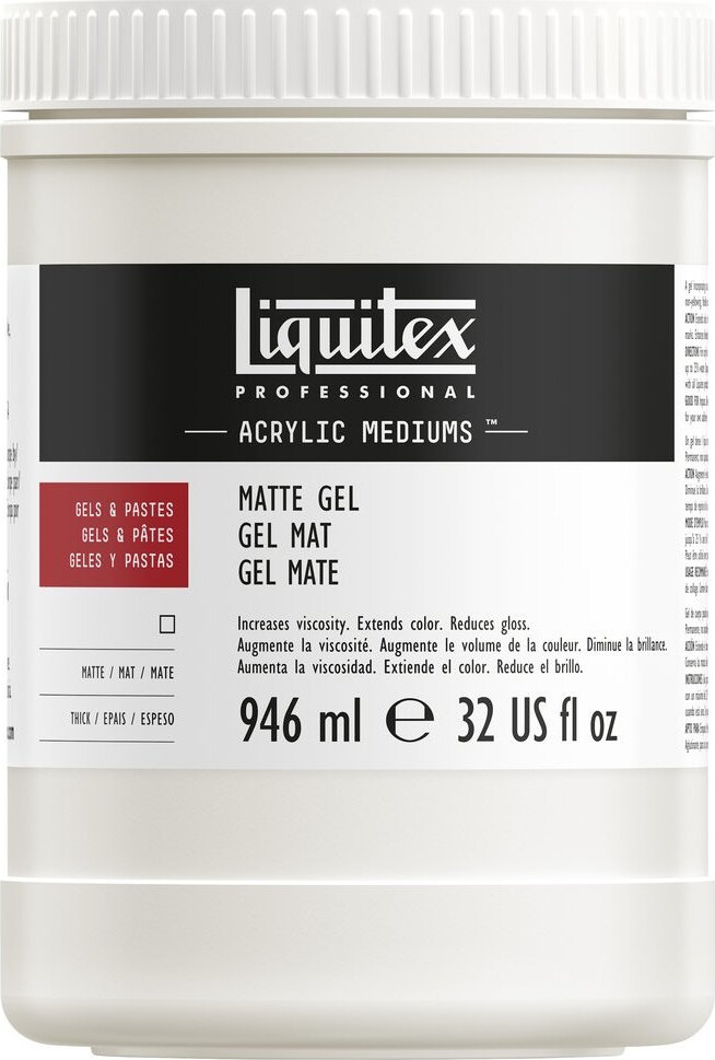 Billede af Liquitex - Matte Gel - Mat Gel Medium 946 Ml